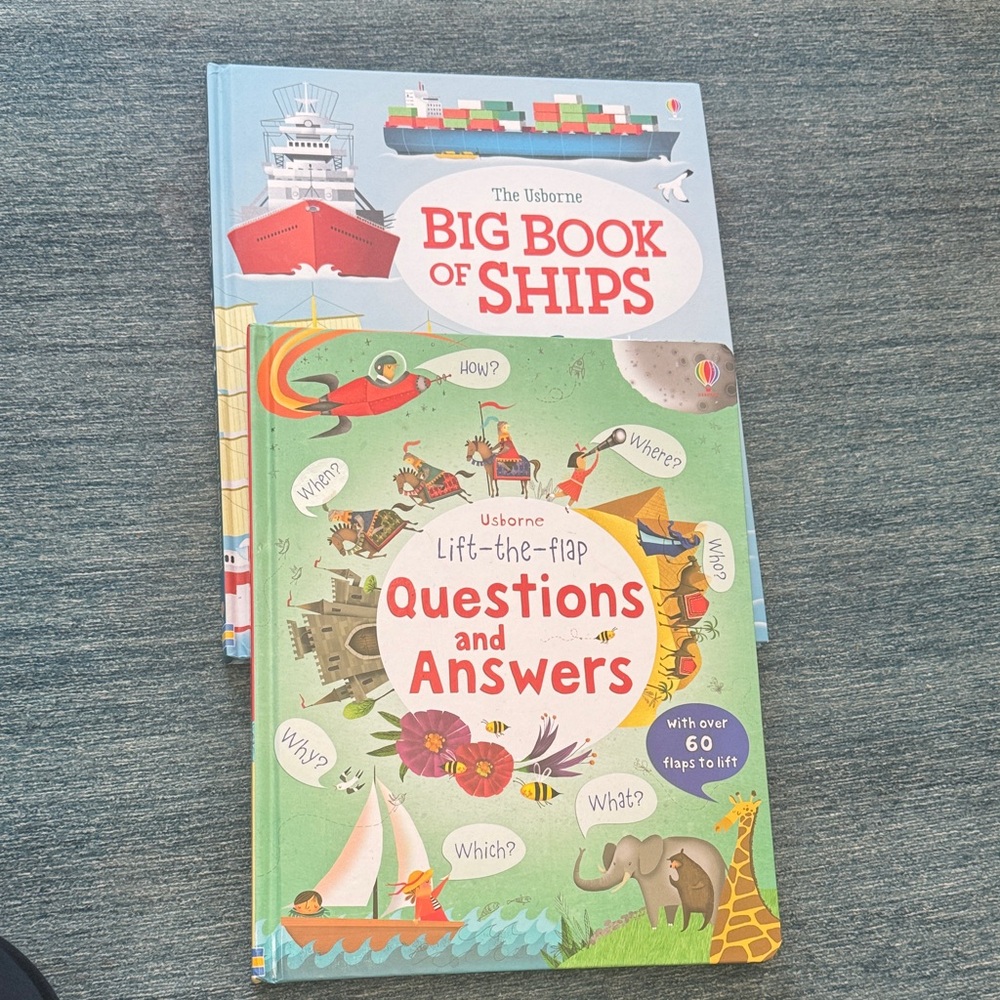 Usborne Lift-the-Flap Questions and Answers Book
